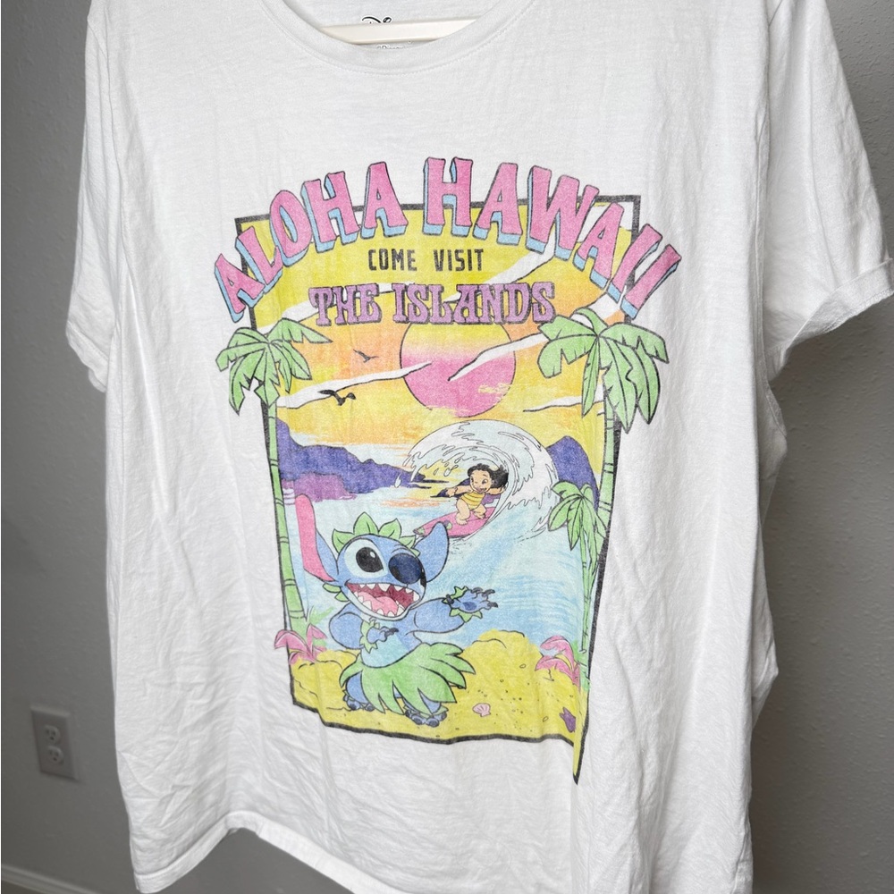 Disney Aloha Hawaii Graphic T-Shirt - Picture 8 of 15